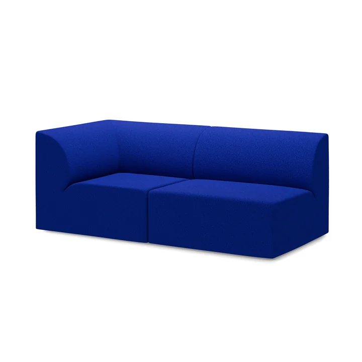 OUT Objekte unserer Tage - Weber 01 2.5-Sitzer Sofa, cobaltblau (Berlin 641 by OUT)