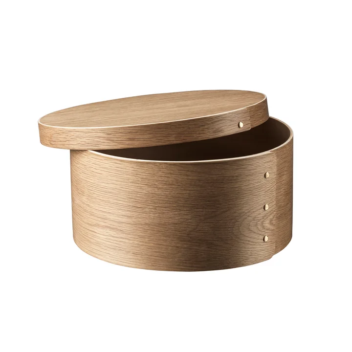 FDB Møbler - Drejø Aufbewahrungsbox, Ø 31 cm, natur