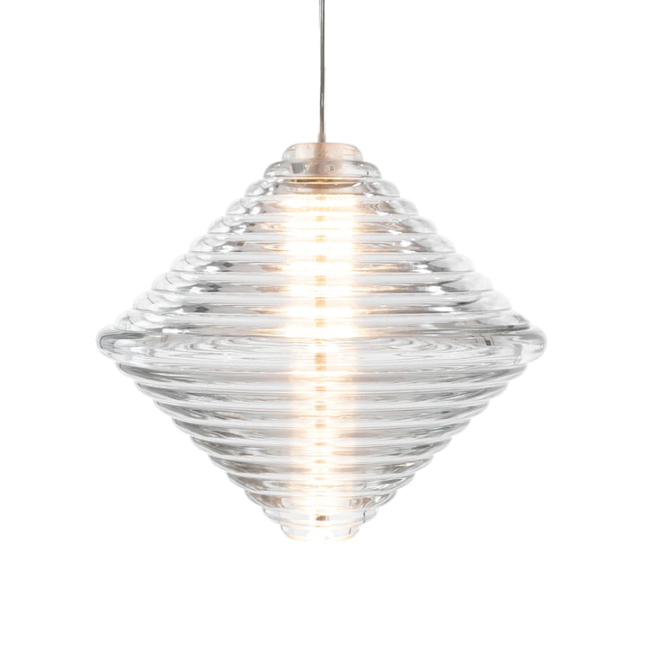 Tom Dixon - Press Cone LED Pendelleuchte, klar