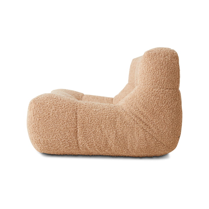 HKliving - Lazy Lounge Chair frizz, beige