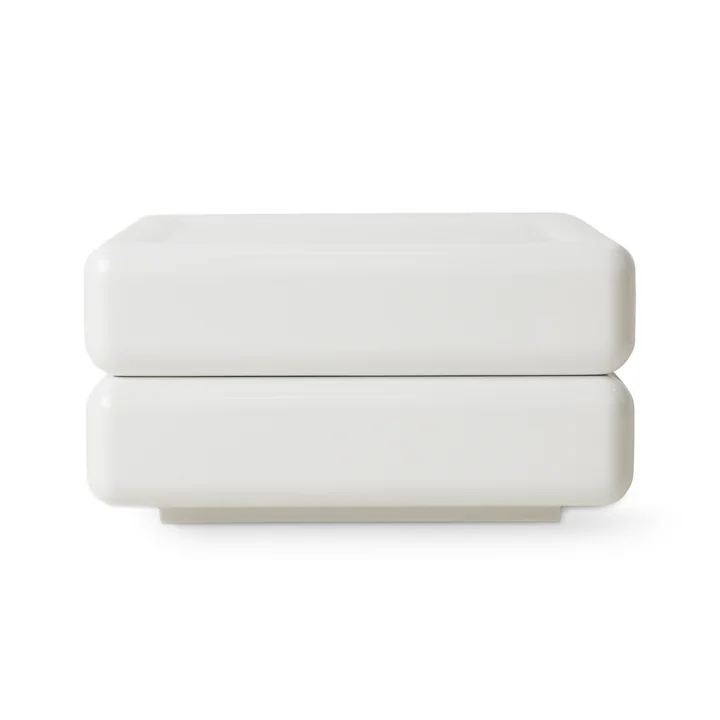 HKliving - Space Couchtisch, 60 x 60 cm, weiß