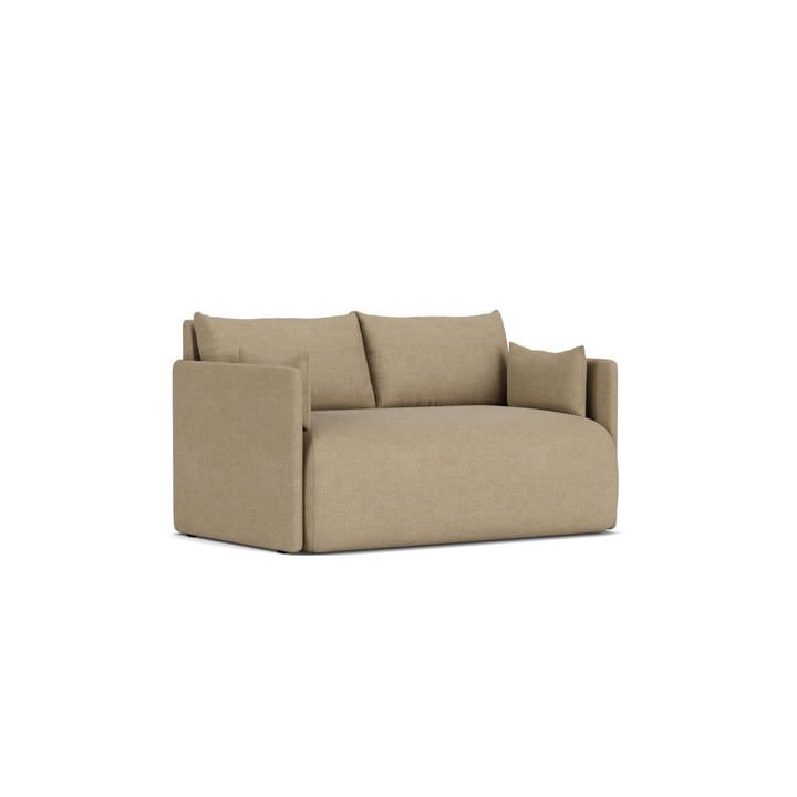 Audo - Offset Schlafsofa, 2-Sitzer, beige (Audo Bouclé 02)