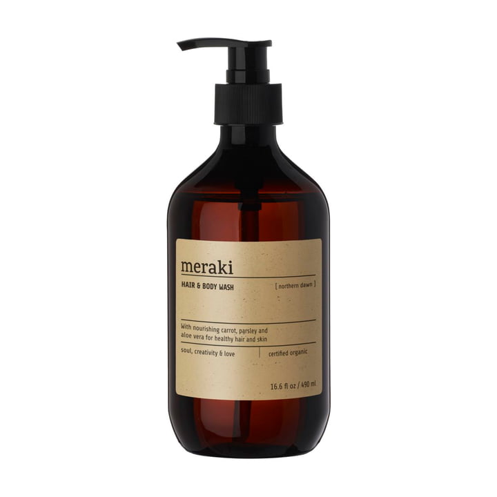 Meraki - Hair & Body Wash, Northern dawn, 490 ml