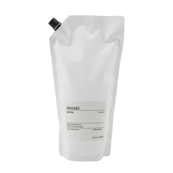 Meraki - Handseife, Linen dew, 1 L, Nachfüllbeutel