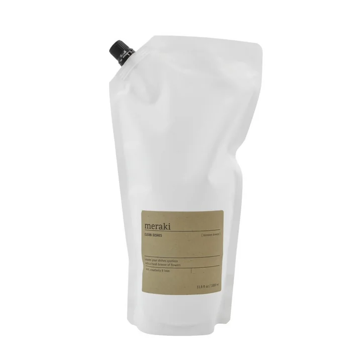 Meraki - Spülmittel, Blossom Breeze, 1000 ml, Nachfüllbeutel 