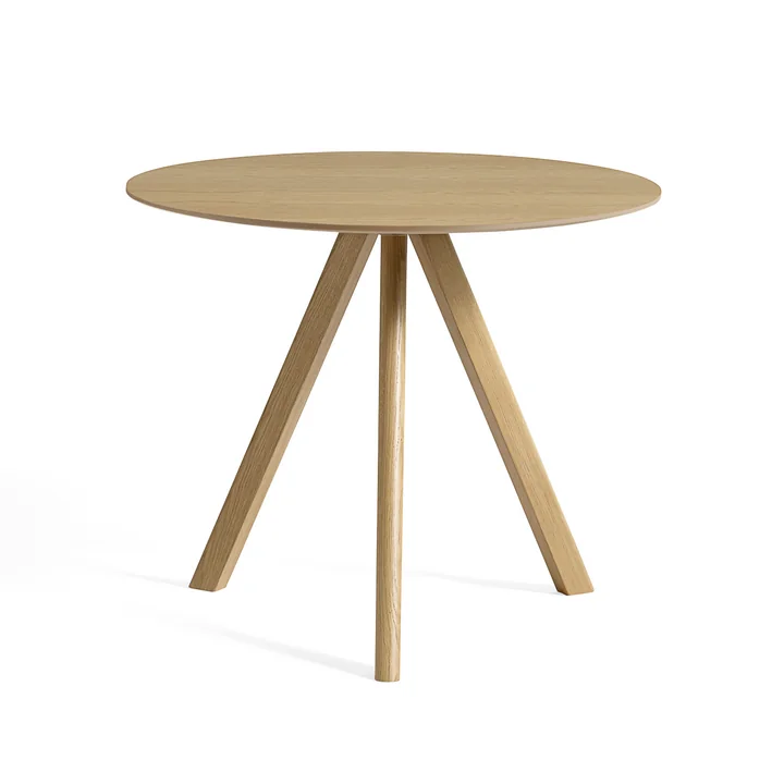 HAY - Copenhague CPH20 2.0 Tisch Ø 90 cm, Eiche lackiert