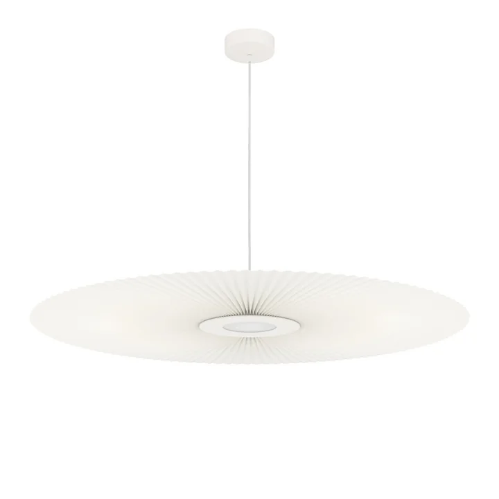 Hartô - Carmen LED-Pendelleuchte light L, Ø 120 cm, weiß (RAL 9016)