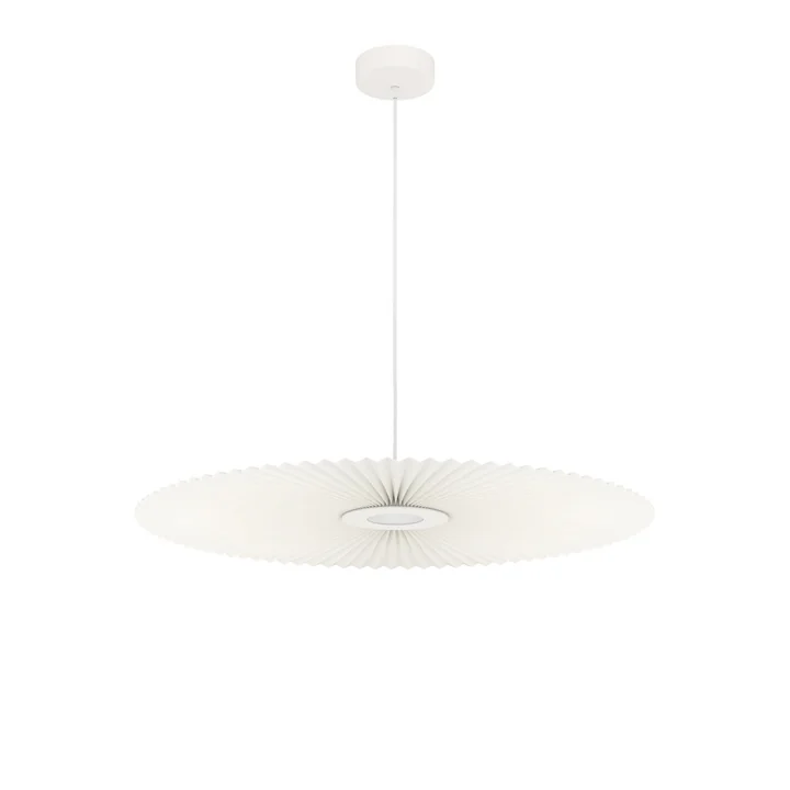 Hartô - Carmen LED-Pendelleuchte light M, Ø 90 cm, weiß (RAL 9016)
