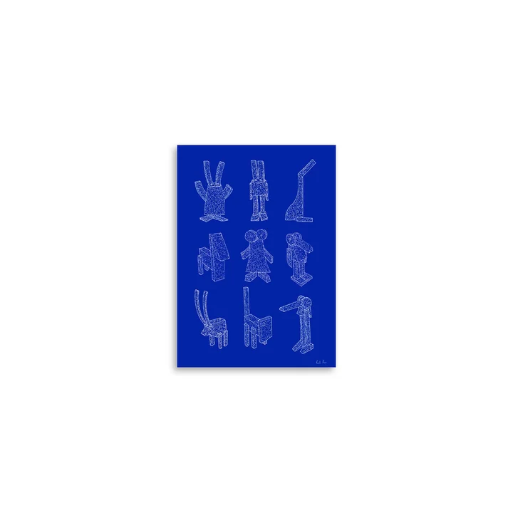 Paper Collective - Offcut Animals Poster, 21 x 29,7 cm (A4)