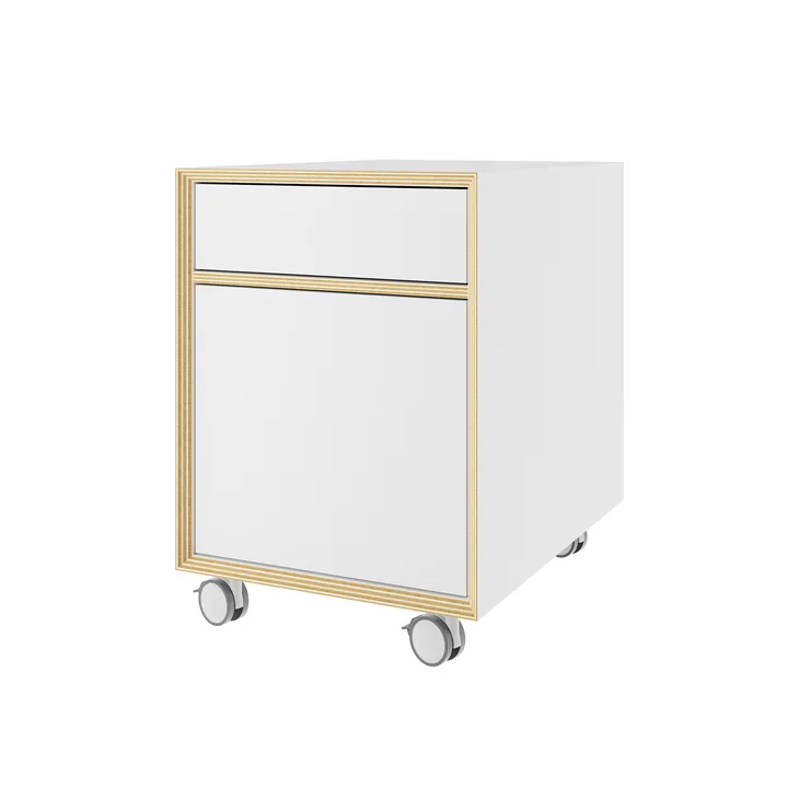 Müller Small Living - Bridge Container, Türanschlag rechts, weiß