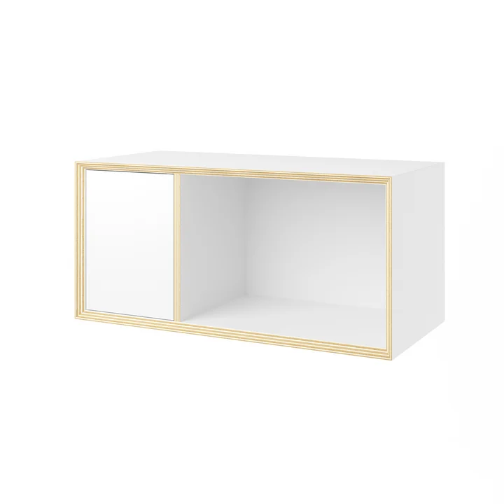 Müller Small Living - Vertiko Sixteen Regalelement, Tür links, weiß