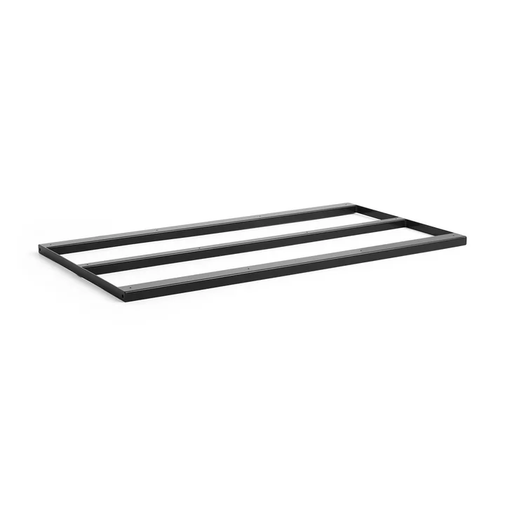Loop Stand Support (Tisch L: 180/200), schwarz von HAY