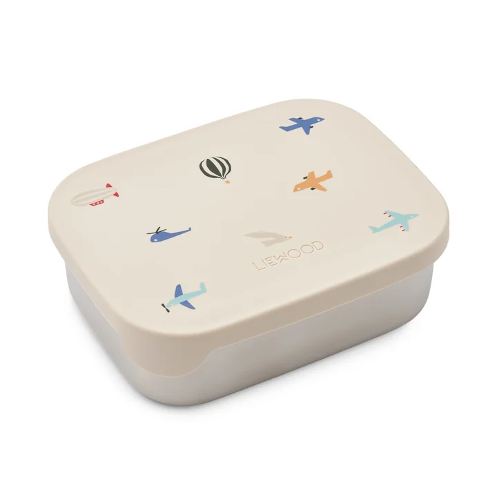 LIEWOOD - Arthur Edelstahl Lunchbox Aviator, ecru