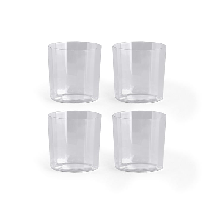 HAY - Angle Glas, breit, klar (4 Stück)
