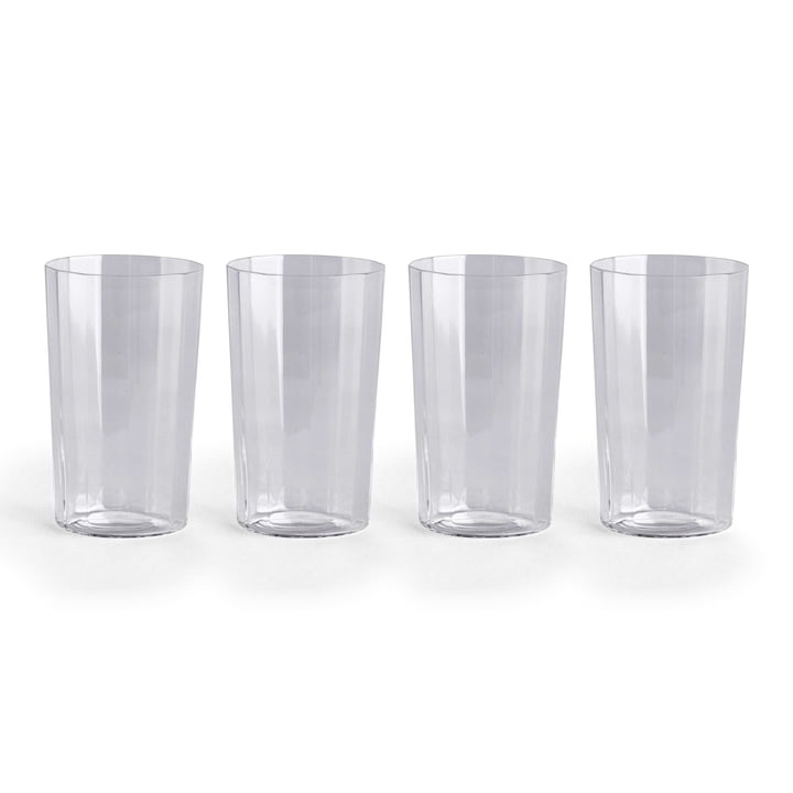 HAY - Angle Glas, medium, klar (4 Stück)