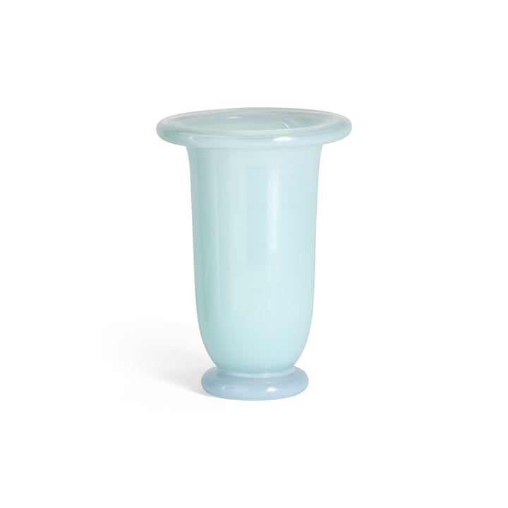 Hay - Empire Vase, medium, eisblau / hellblau