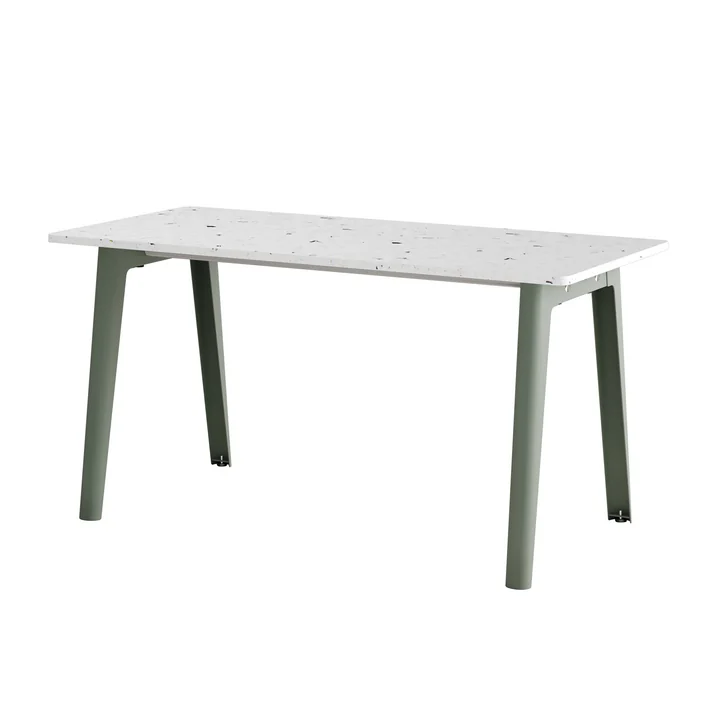 TipToe - NEW MODERN Venezia Schreibtisch, 75 x 150 cm, eucalyptus grey