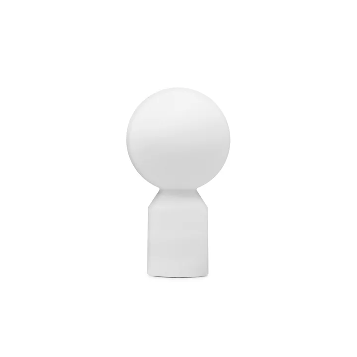 Yo LED Tischleuchte mit Akku, weiß, small, H 27 x Ø 15 cm von Normann Copenhagen