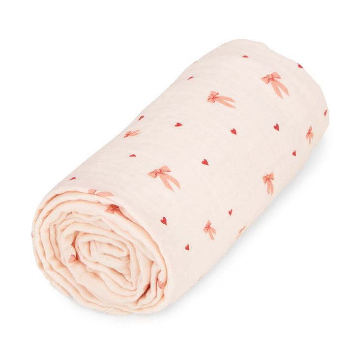 Cam Cam Copenhagen - Musselin Decke, 100 x 100 cm, bows