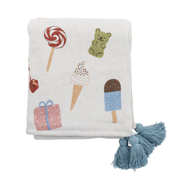 Bloomingville Mini - Sweets Decke, 130 x 160 cm, mehrfarbig