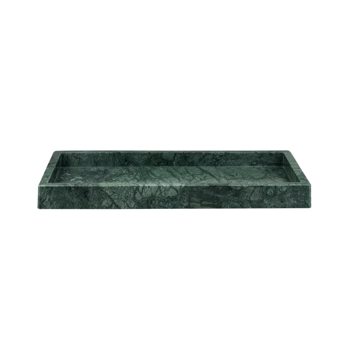 Mette Ditmer - Marble Tablett, 16 x 31 cm, dark forest
