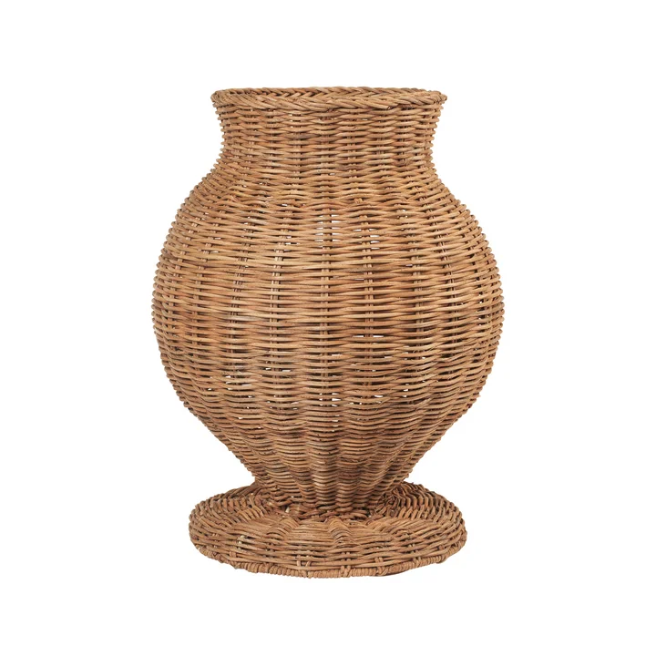 Broste Copenhagen - Ama Vase, Rattan natur