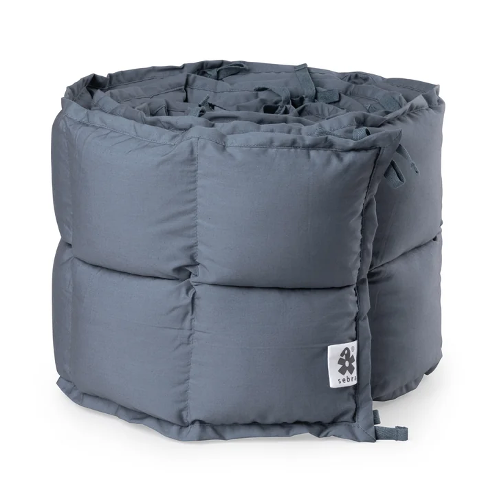 Sebra - Baby-Bettnestchen, abgesteppt / forrest lake blue