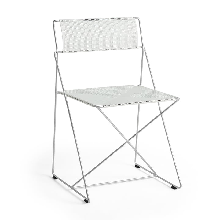 HAY - X-Line Stuhl, Outdoor, feuerverzinkt / chalk white