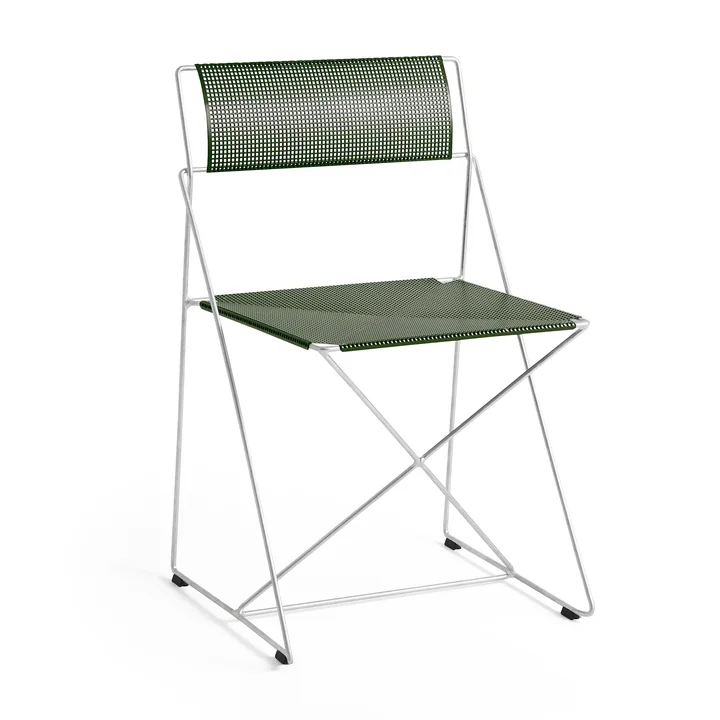 HAY - X-Line Stuhl, Outdoor, feuerverzinkt / autumn green