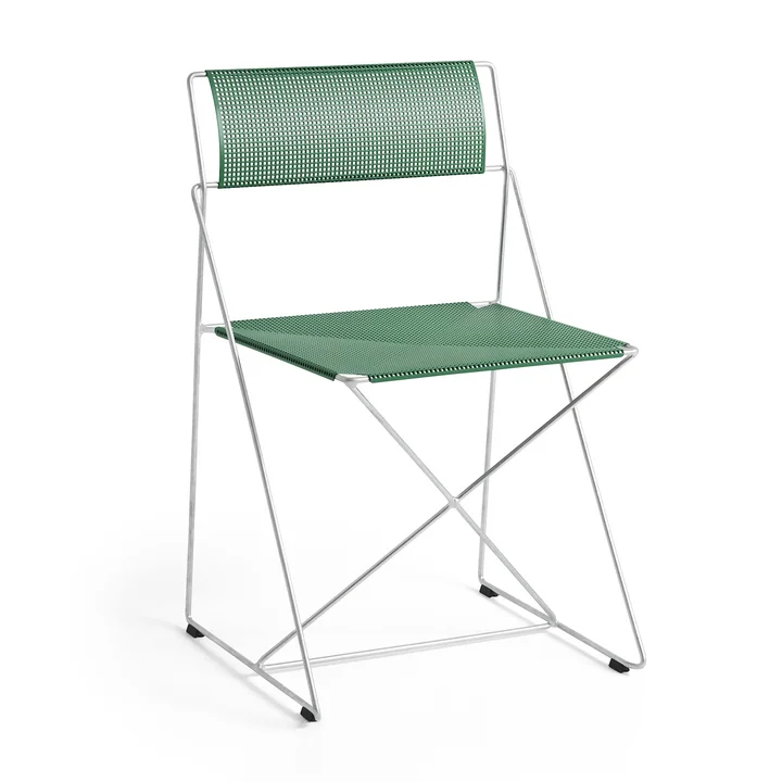 HAY - X-Line Stuhl, Outdoor, feuerverzinkt / leek green