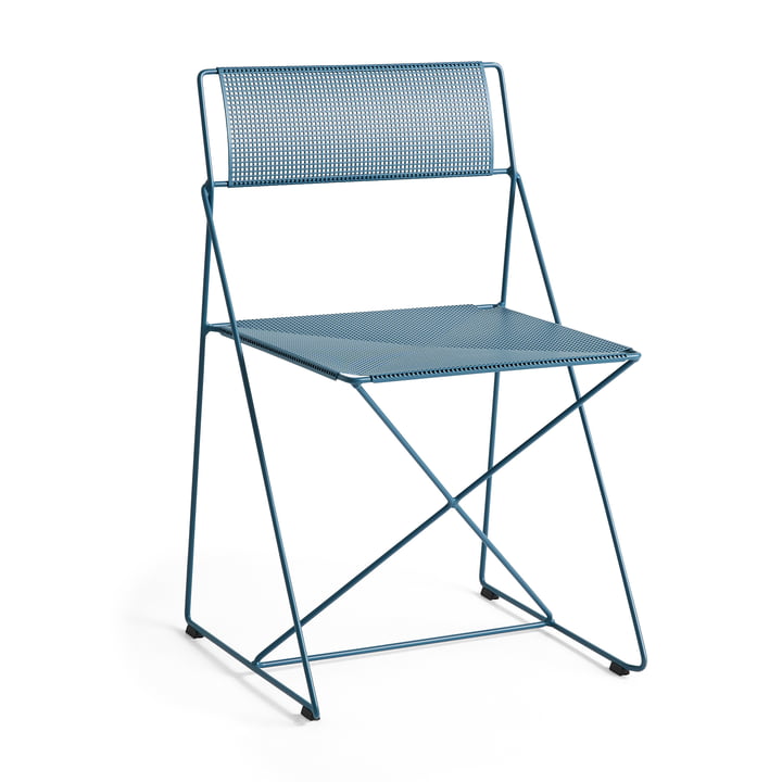 HAY - X-Line Stuhl, Outdoor, powder blue