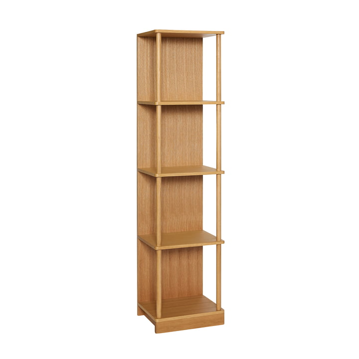Hübsch Interior - Noblesse Standregal 43 x 37 x 180 cm, Eiche