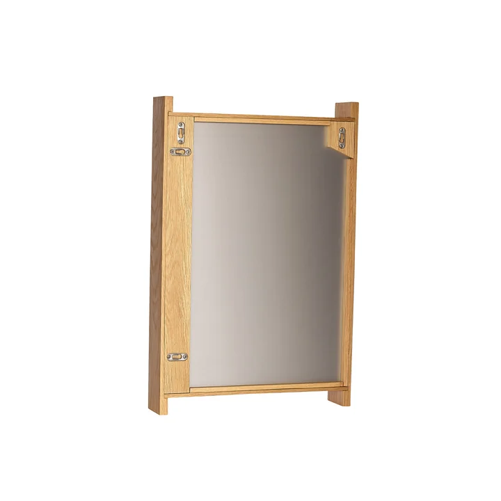 Hübsch Interior - Forma Wandspiegel 60 x 40 cm, Rahmen Eiche