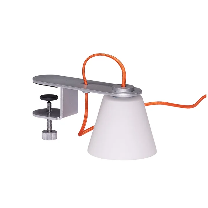 Hübsch Interior - Lure Klemmleuchte, metallic silber