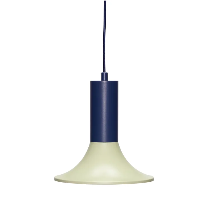 Hübsch Interior - Luminary Pendelleuchte, blau / hellgrün
