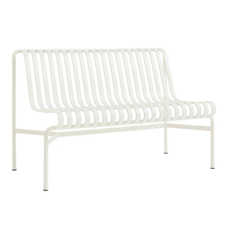 HAY - Palissade Dining Bench ohne Armlehnen, cremeweiß