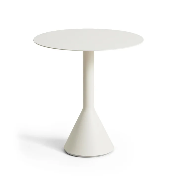 HAY - Palissade Cone Bistrotisch Ø 70 x H 74 cm, cremeweiß