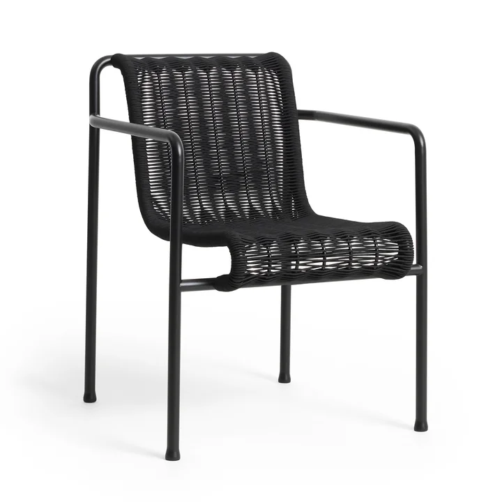 HAY - Palissade Cord Dining Armchair, anthrazit