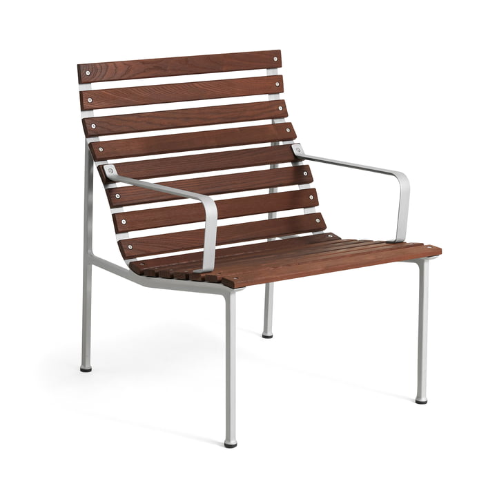 Hay - Traverse Lounge Armlehnstuhl, aluminium / Esche geölt