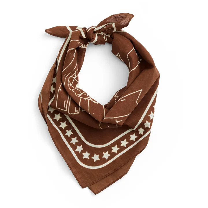 HAY - Dogs Hundetuch, recycelt, 55 x 55 cm, braun