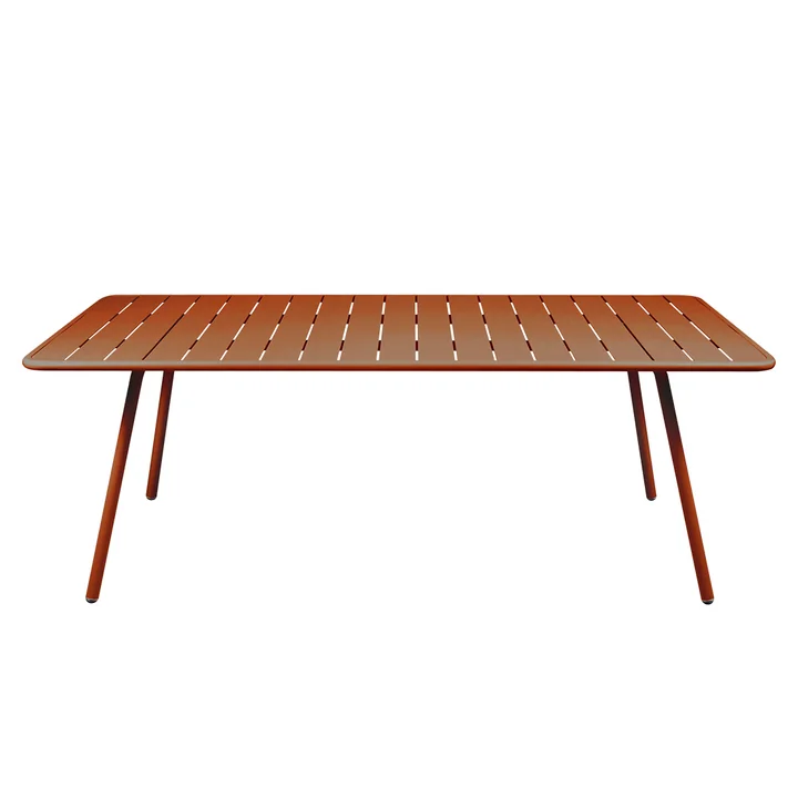 Fermob - Luxembourg Tisch, rechteckig, 100 x 207 cm, candied orange