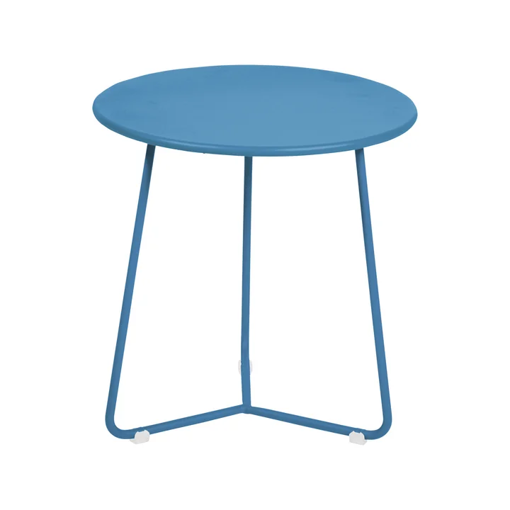 Fermob - Cocotte Beistelltisch / Hocker, Ø 34 cm x H 36 cm, maya blue