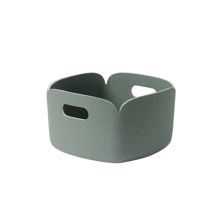 Muuto - Restore Aufbewahrungskorb 28 x 28 cm, dusty green