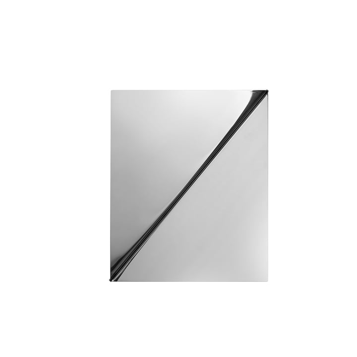 Muuto - Gaze Wandspiegel, Stahl poliert