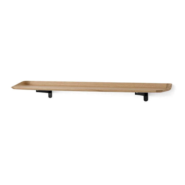 &Tradition - Guild HM15 Wandregal, 120 x 25 cm, schwarz / Eiche lackiert
