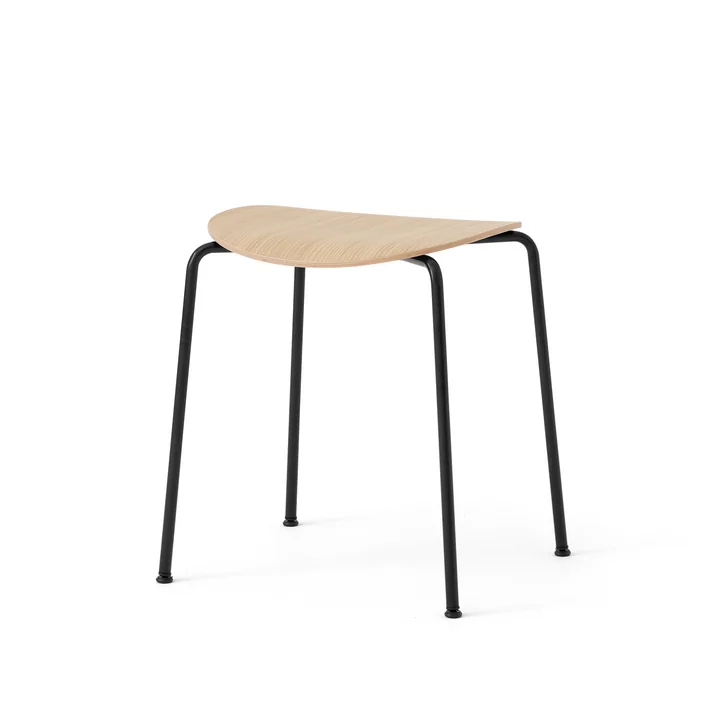 &Tradition - Pavilion AV36 Hocker, H 46 cm, Eiche (Kunststoffgleiter)