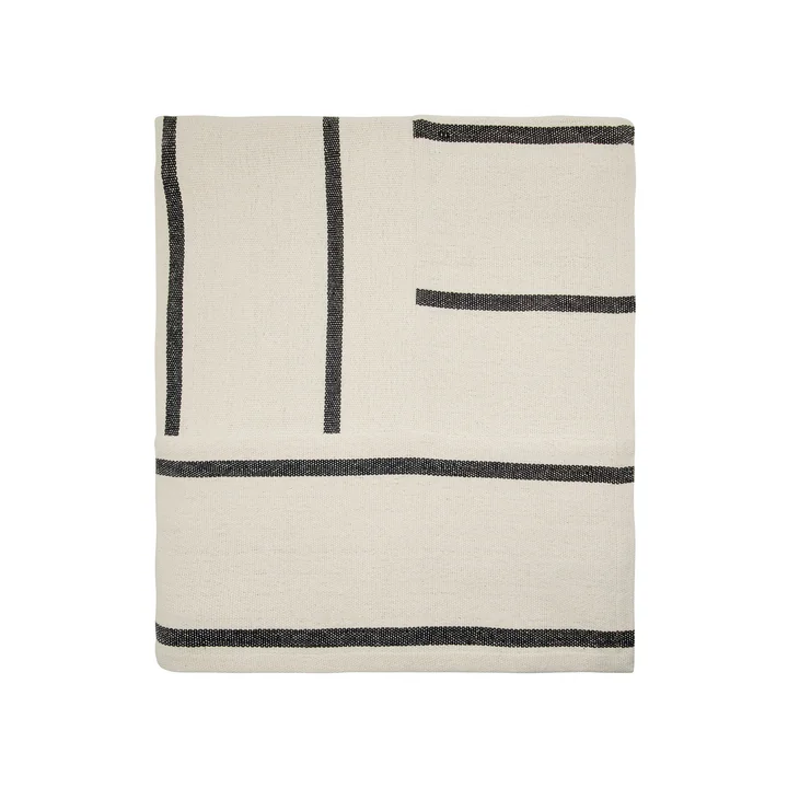 House Doctor - Nula Tagesdecke, 250 x 250 cm, dunkelbraun