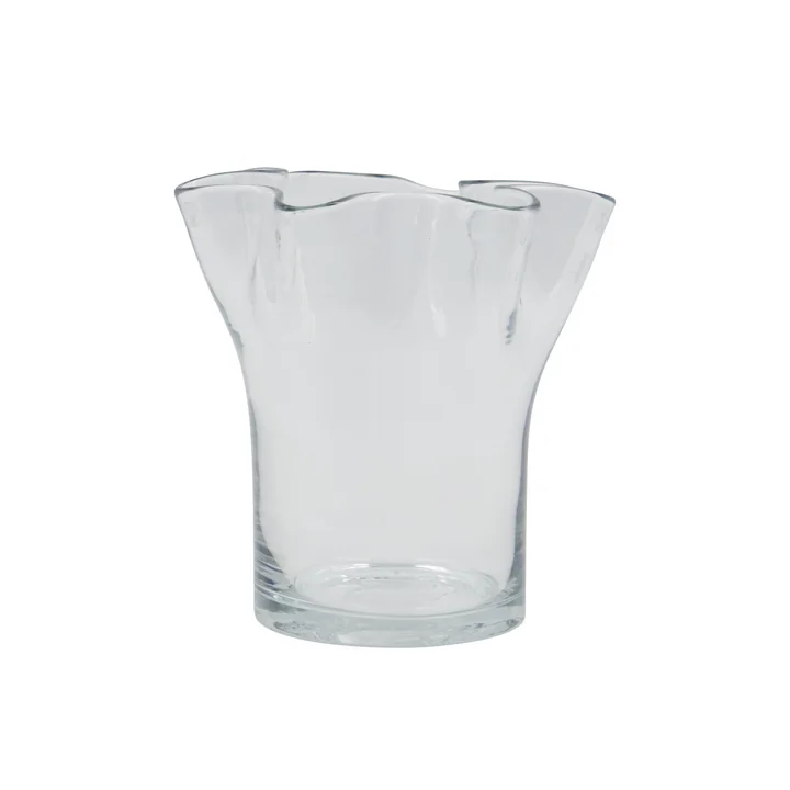 House Doctor - Plis Vase, H 17 cm, klar