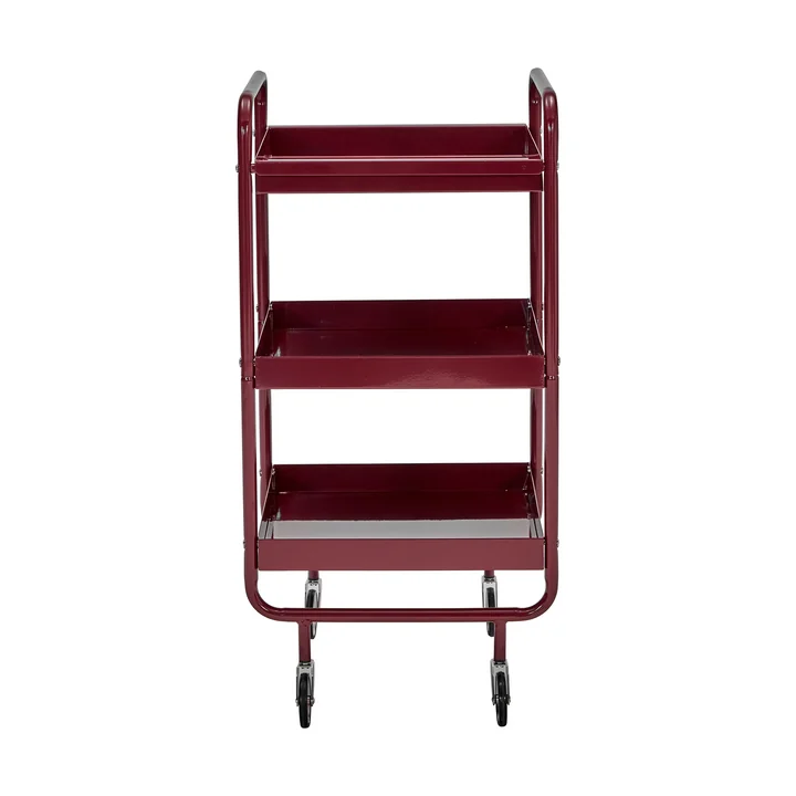 House Doctor - Servierwagen Roll, bordeaux