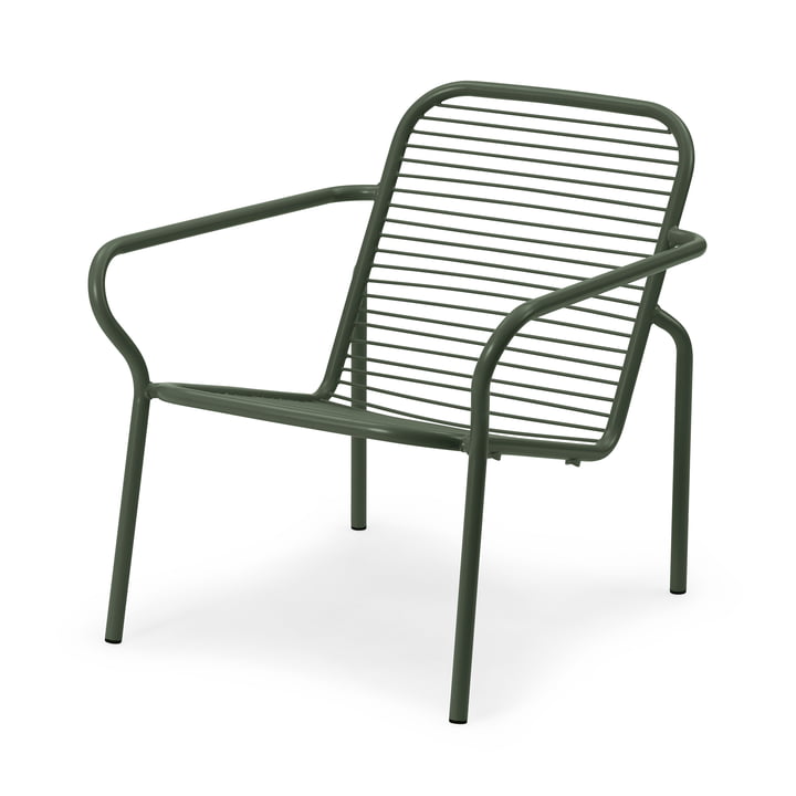 Normann Copenhagen - Vig Lounge Chair, dunkelgrün